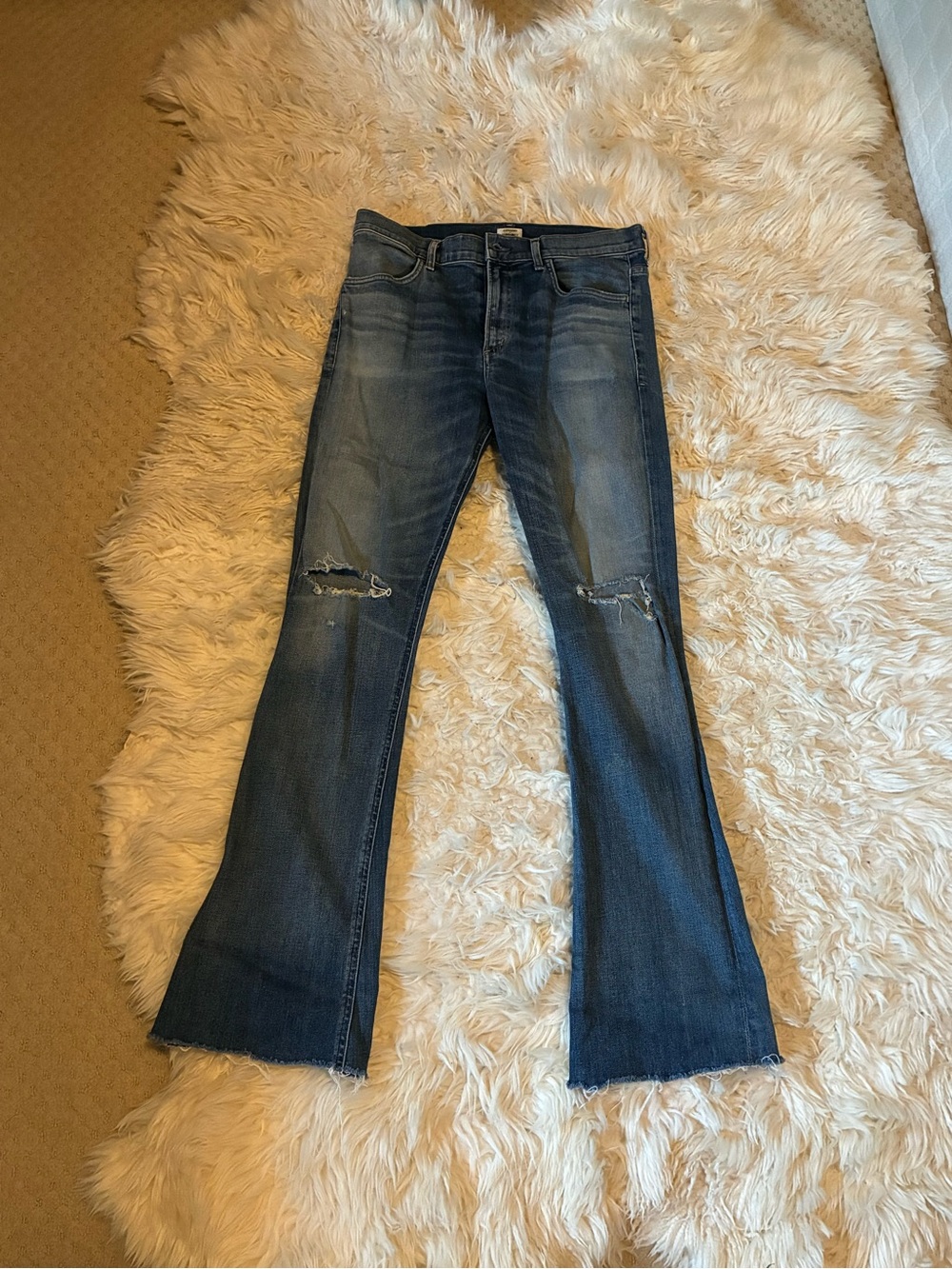 Citizens Of Humanity Sasha Twist Low Slung Flare Jeans Size 29